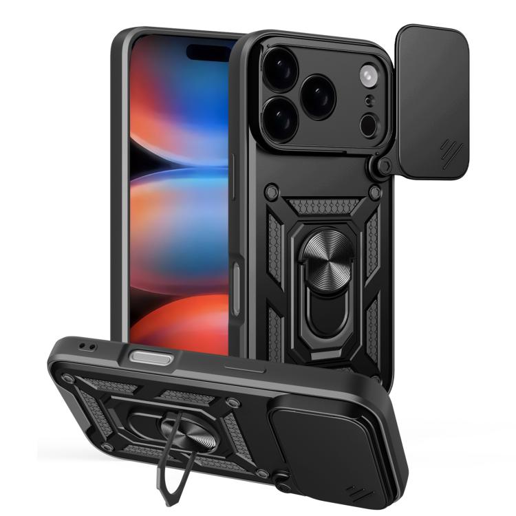 Sliding Camera Cover Design TPU+PC Phone Case