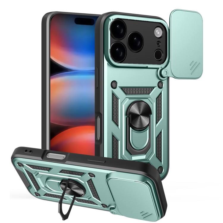 Sliding Camera Cover Design TPU+PC Phone Case