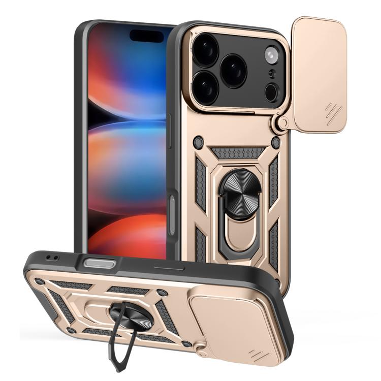 Sliding Camera Cover Design TPU+PC Phone Case