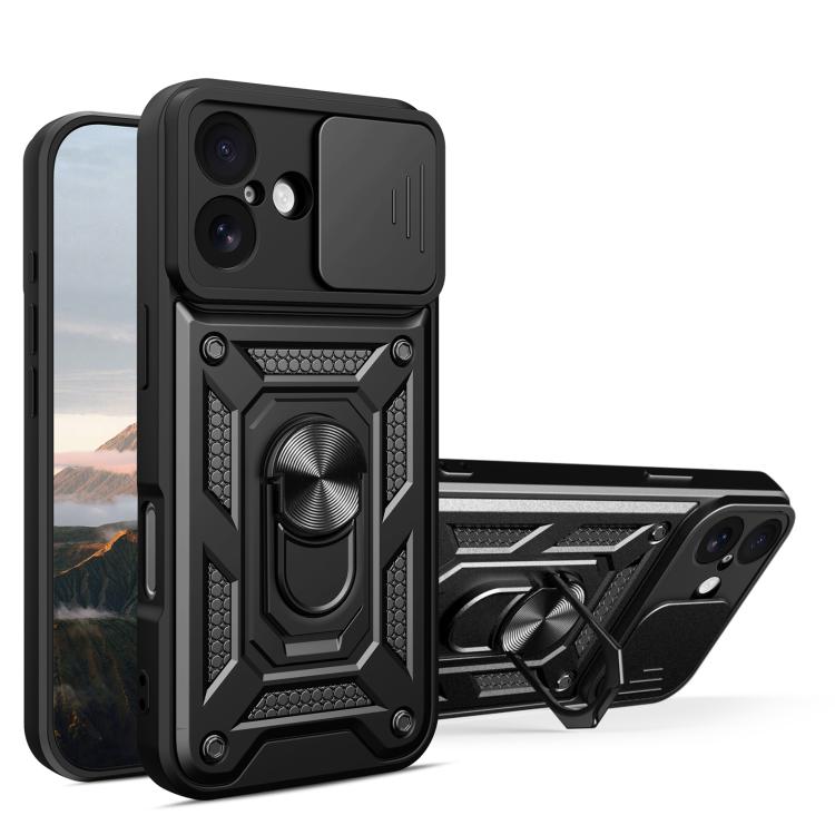Sliding Camera Cover Design TPU+PC Phone Case