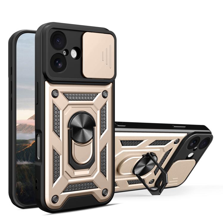 Sliding Camera Cover Design TPU+PC Phone Case