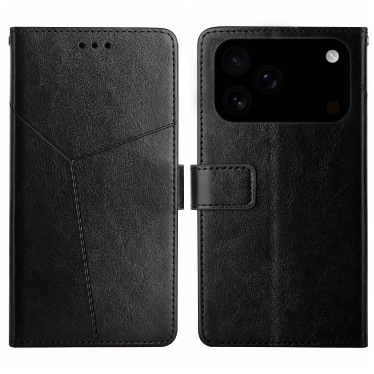 HT01 Y-shaped Pattern Flip Leather Phone Case