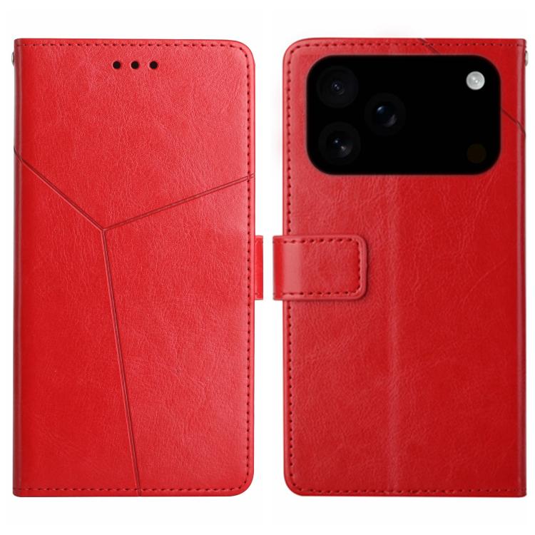HT01 Y-shaped Pattern Flip Leather Phone Case