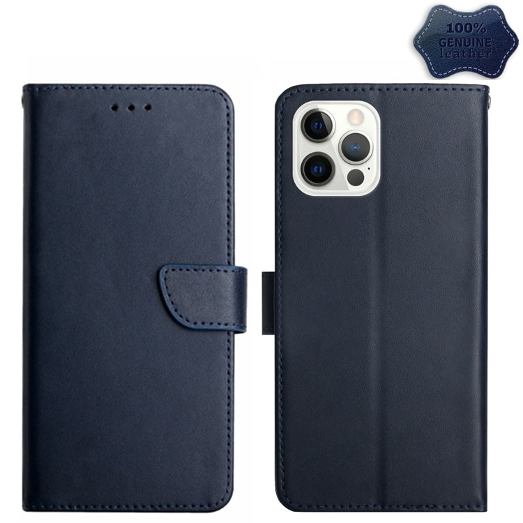 Genuine Leather Fingerprint-proof Flip Phone Case, For iPhone 16 Pro Max, For iPhone 16 Pro������...
