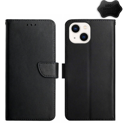 Genuine Leather Fingerprint-proof Flip Phone Case, For iPhone 16 Pro Max, For iPhone 16 Pro������...