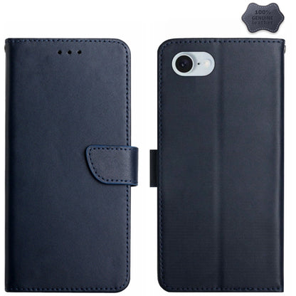 Genuine Leather Fingerprint-proof Flip Phone Case, For iPhone 16 Pro Max, For iPhone 16 Pro������...
