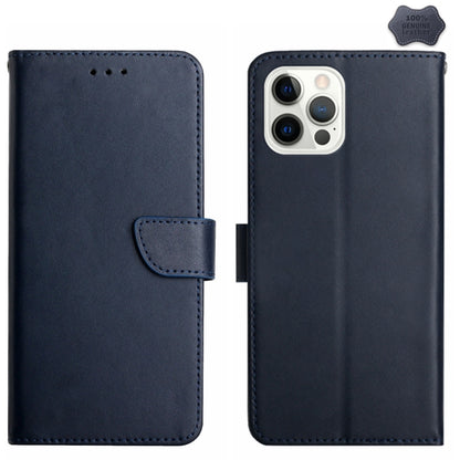Genuine Leather Fingerprint-proof Flip Phone Case, For iPhone 16 Pro Max, For iPhone 16 Pro������...