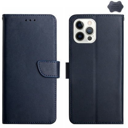 Genuine Leather Fingerprint-proof Flip Phone Case, For iPhone 16 Pro Max, For iPhone 16 Pro������...