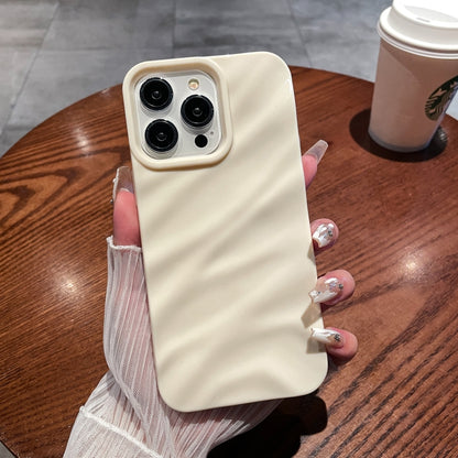 Solid Color Wave Texture TPU Phone Case, For iPhone 16 Pro Max, For iPhone 16 Pro����������������...