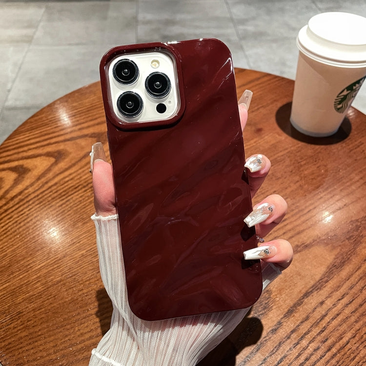Solid Color Wave Texture TPU Phone Case, For iPhone 16 Pro Max, For iPhone 16 Pro����������������...