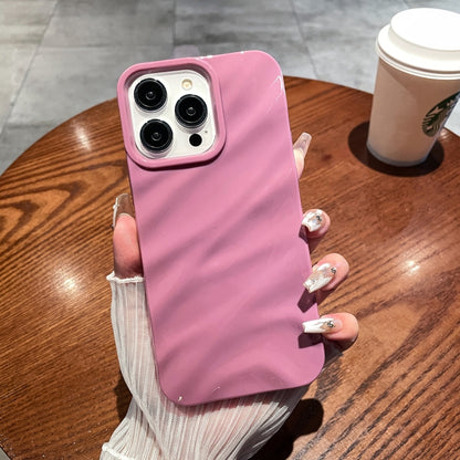 Solid Color Wave Texture TPU Phone Case, For iPhone 16 Pro Max, For iPhone 16 Pro����������������...