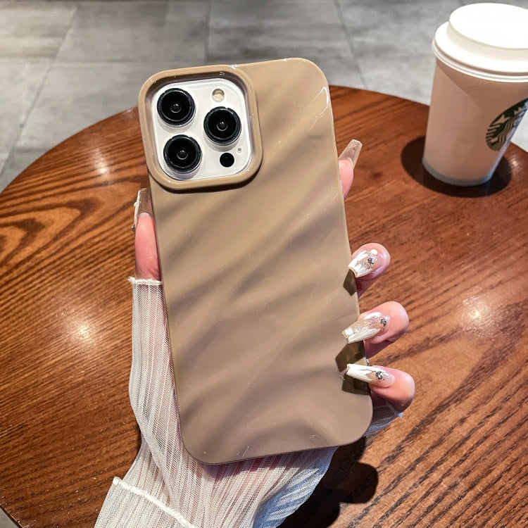 Solid Color Wave Texture TPU Phone Case, For iPhone 16 Pro Max, For iPhone 16 Pro����������������...