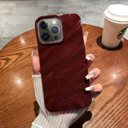 Solid Color Wave Texture TPU Phone Case, For iPhone SE 2022&2020/8/7/6, For iPhone 13 Pro Max����...