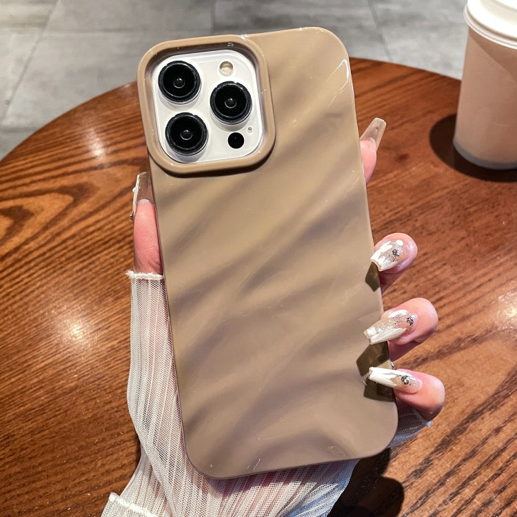 Solid Color Wave Texture TPU Phone Case, For iPhone 16 Pro Max, For iPhone 16 Pro����������������...