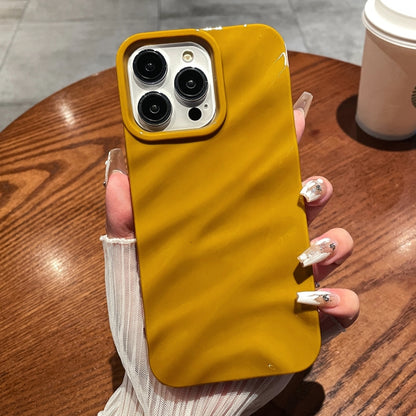 Solid Color Wave Texture TPU Phone Case, For iPhone 16 Pro Max, For iPhone 16 Pro����������������...