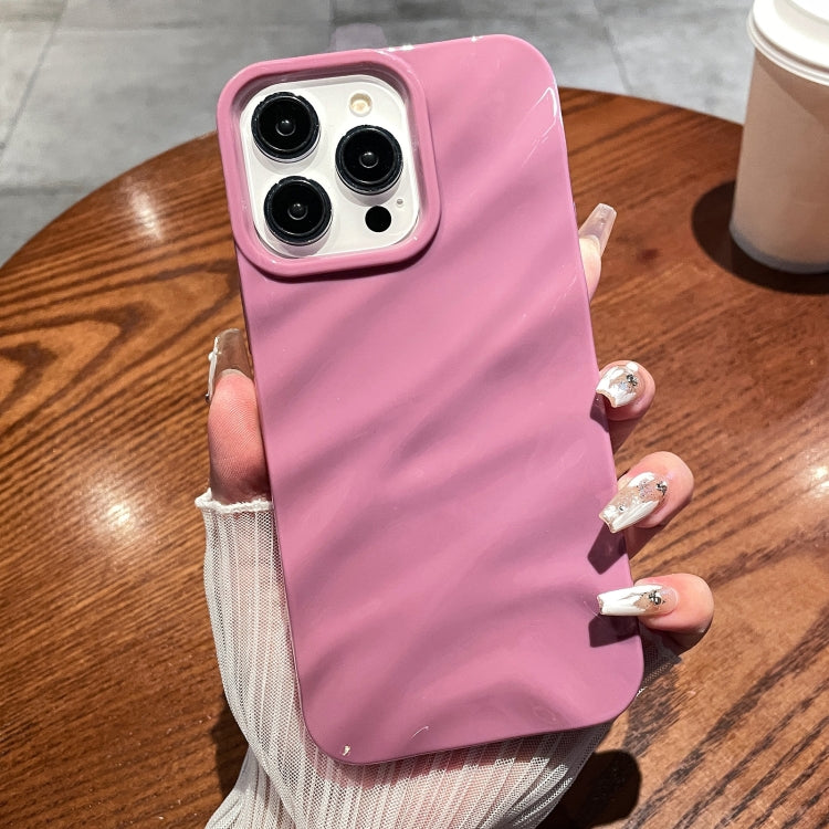 Solid Color Wave Texture TPU Phone Case, For iPhone 16 Pro Max, For iPhone 16 Pro����������������...