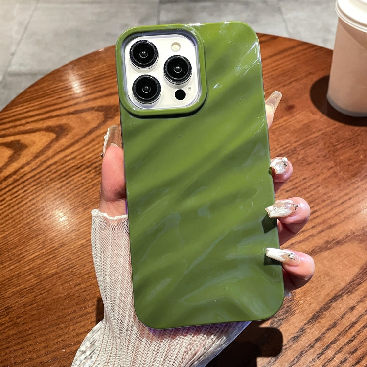 Solid Color Wave Texture TPU Phone Case, For iPhone 16 Pro Max, For iPhone 16 Pro����������������...