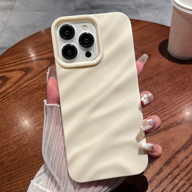 Solid Color Wave Texture TPU Phone Case, For iPhone 16 Pro Max, For iPhone 16 Pro����������������...