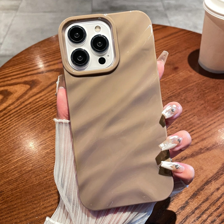 Solid Color Wave Texture TPU Phone Case, For iPhone 16 Pro Max, For iPhone 16 Pro����������������...