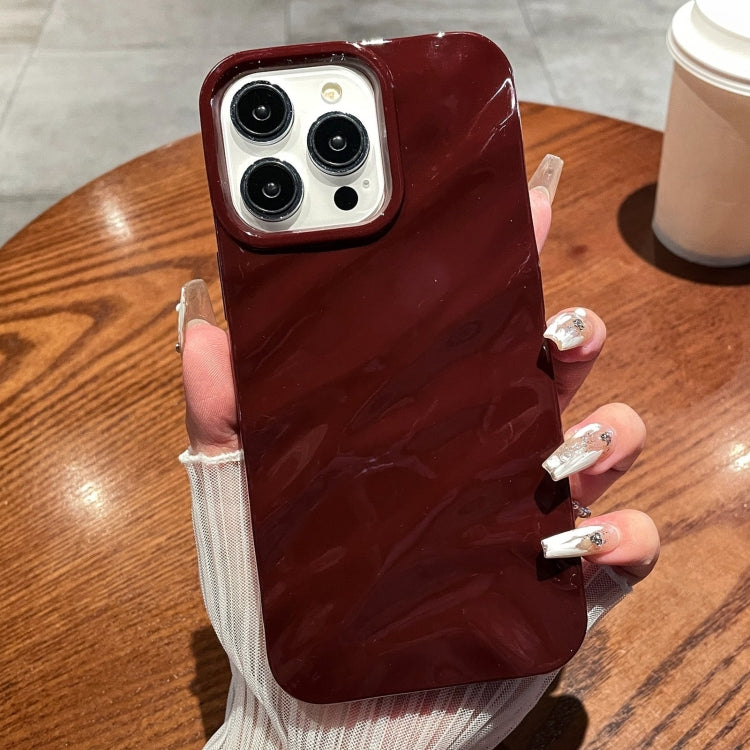 Solid Color Wave Texture TPU Phone Case, For iPhone 16 Pro Max, For iPhone 16 Pro����������������...