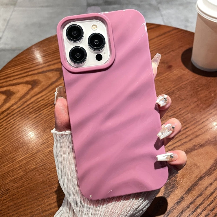 Solid Color Wave Texture TPU Phone Case, For iPhone 16 Pro Max, For iPhone 16 Pro����������������...