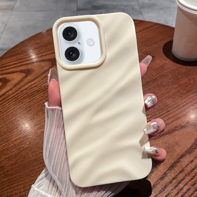 Solid Color Wave Texture TPU Phone Case, For iPhone 16 Pro Max, For iPhone 16 Pro����������������...