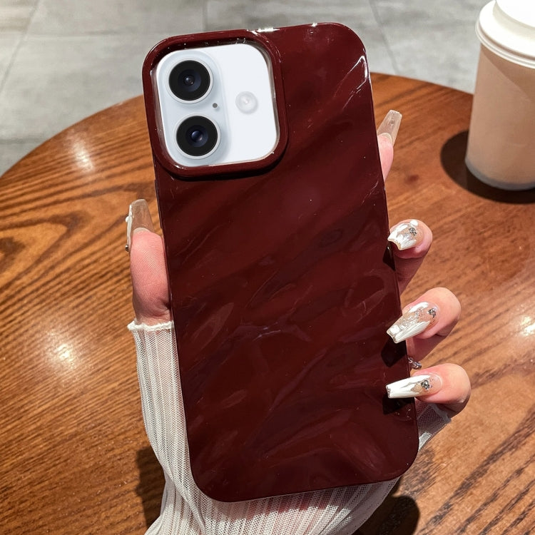 Solid Color Wave Texture TPU Phone Case, For iPhone 16 Pro Max, For iPhone 16 Pro����������������...