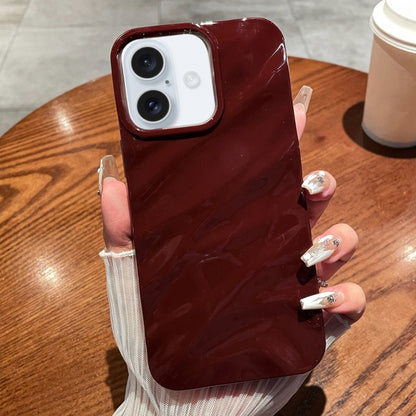 Solid Color Wave Texture TPU Phone Case, For iPhone 16 Pro Max, For iPhone 16 Pro����������������...