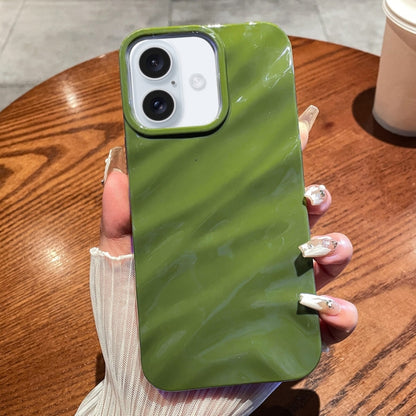 Solid Color Wave Texture TPU Phone Case, For iPhone 16 Pro Max, For iPhone 16 Pro����������������...