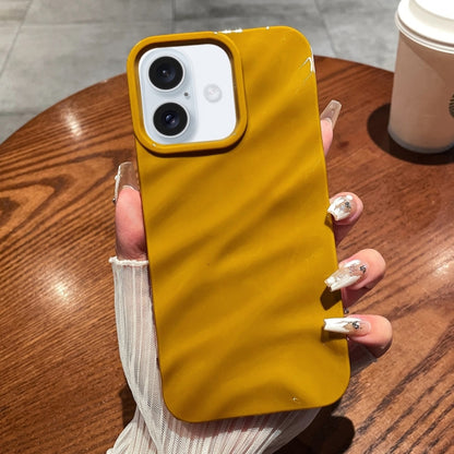 Solid Color Wave Texture TPU Phone Case, For iPhone 16 Pro Max, For iPhone 16 Pro����������������...