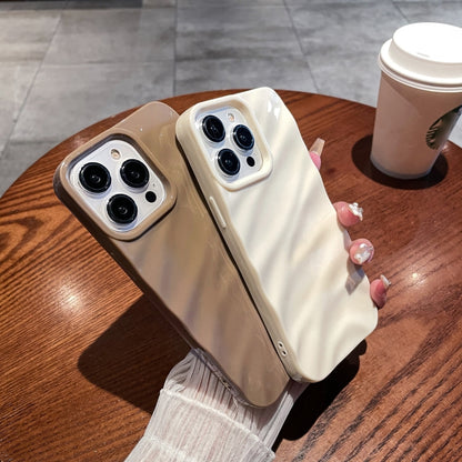 Solid Color Wave Texture TPU Phone Case, For iPhone SE 2022&2020/8/7/6, For iPhone 13 Pro Max����...