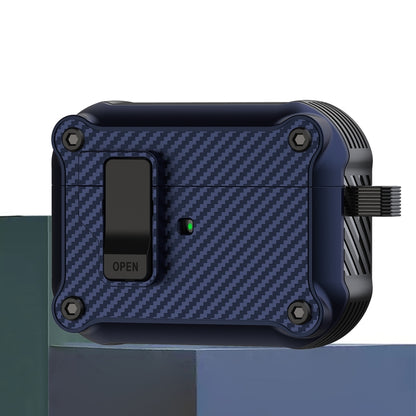 Carbon Fiber Magnetic Automatic Switch Earphone Protective Case, For AirPods 4, For AirPods Pro 2...