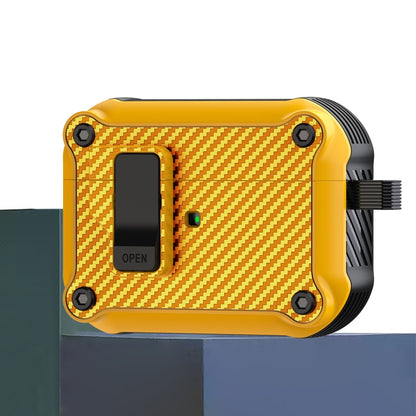 Carbon Fiber Magnetic Automatic Switch Earphone Protective Case, For AirPods 4, For AirPods Pro 2...