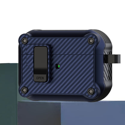 Carbon Fiber Magnetic Automatic Switch Earphone Protective Case, For AirPods 4, For AirPods Pro 2...
