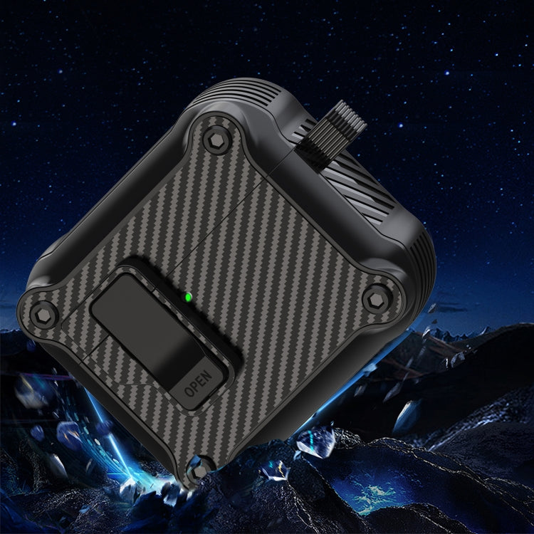 Carbon Fiber Magnetic Automatic Switch Earphone Protective Case, For AirPods 4, For AirPods Pro 2...