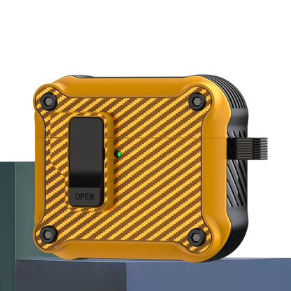 Carbon Fiber Magnetic Automatic Switch Earphone Protective Case, For AirPods 4, For AirPods Pro 2...