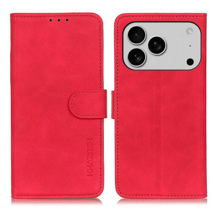 KHAZNEH Retro Texture Leather Phone Case