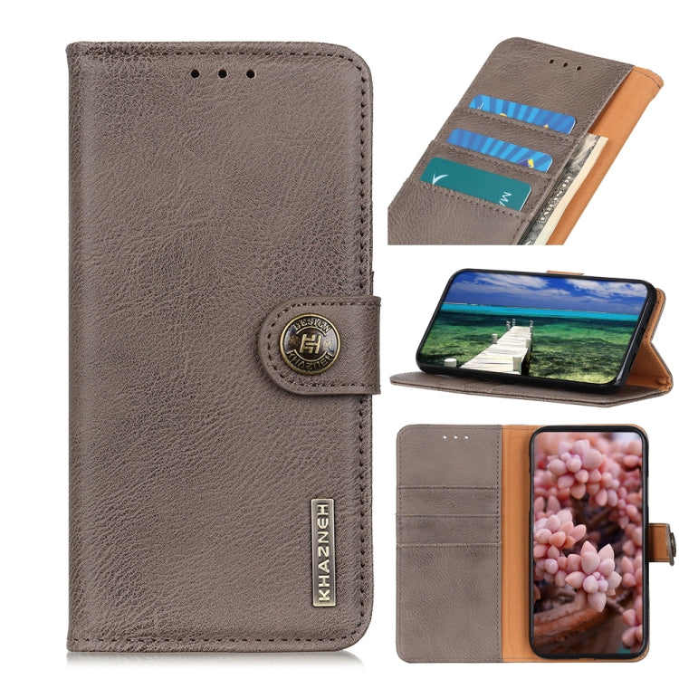 KHAZNEH Cowhide Texture Horizontal Flip Leather Phone Case, For iPhone 16 Pro Max, For iPhone 16 ...