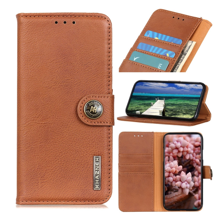 KHAZNEH Cowhide Texture Horizontal Flip Leather Phone Case, For iPhone 16 Pro Max, For iPhone 16 ...