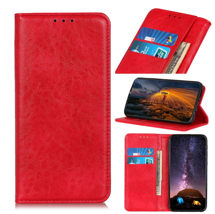 Magnetic Crazy Horse Texture Horizontal Flip Leather Phone Case, For iPhone 16 Pro Max�����������...