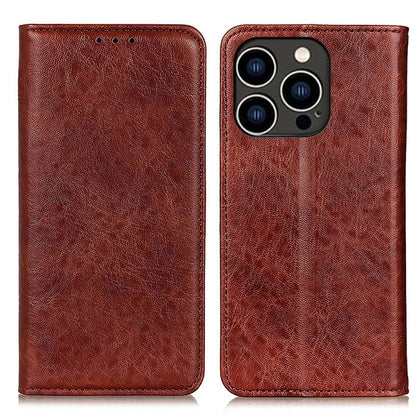Magnetic Crazy Horse Texture Horizontal Flip Leather Phone Case, For iPhone 16 Pro Max�����������...