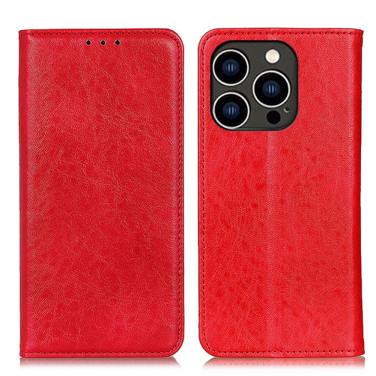 Magnetic Crazy Horse Texture Horizontal Flip Leather Phone Case, For iPhone 16 Pro Max�����������...