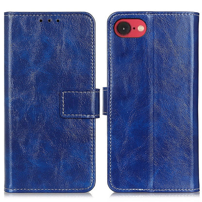Retro Crazy Horse Texture Horizontal Flip Leather Phone Case