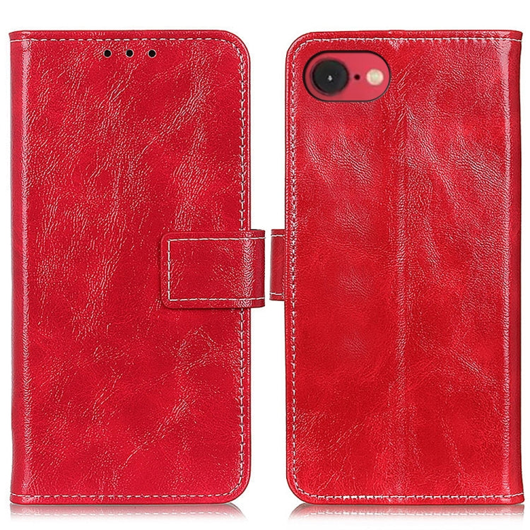 Retro Crazy Horse Texture Horizontal Flip Leather Phone Case