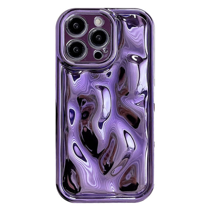 Electroplating Meteorite Texture TPU Phone Case, For iPhone 16 Pro Max, For iPhone 16 Pro��������...