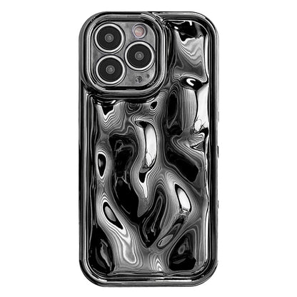 Electroplating Meteorite Texture TPU Phone Case, For iPhone 16 Pro Max, For iPhone 16 Pro��������...