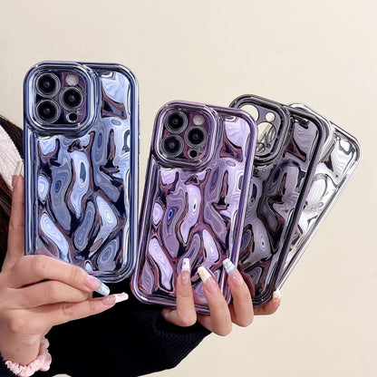 Electroplating Meteorite Texture TPU Phone Case, For iPhone XS Max, For iPhone 8 Plus / 7 Plus���...