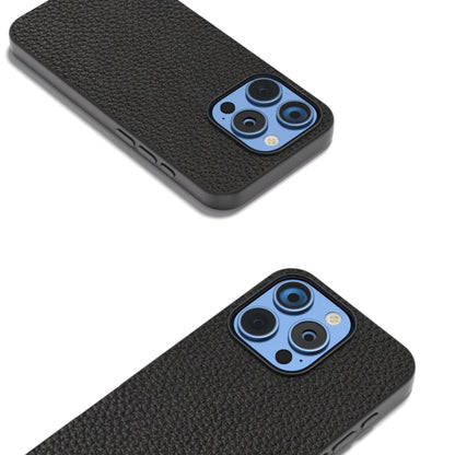 ABEEL Genuine Leather Litchi Texture Phone Case, For iPhone 16 Pro Max, For iPhone 16 Pro��������...