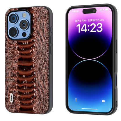 ABEEL Genuine Leather Weilai Series Phone Case, For iPhone 16 Pro Max, For iPhone 16 Pro���������...