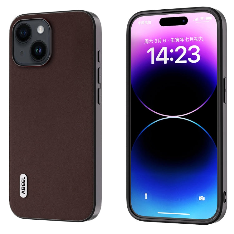 ABEEL Genuine Leather Xiaoya Series Phone Case, For iPhone 16 Pro Max, For iPhone 16 Pro���������...